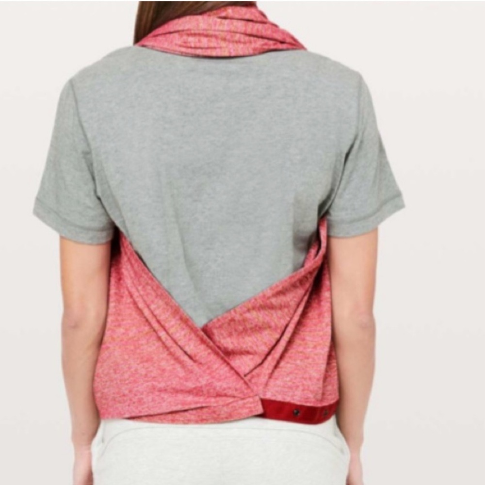 Lululemon Vinyasa Scarf *Rulu Heathered Sport Red - Picture 3 of 5